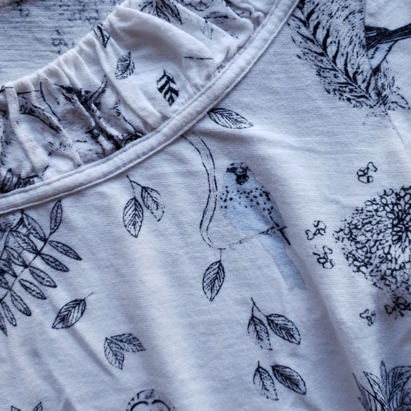 Anthropologie Postmark cute bird top size M - Picture 4 of 8